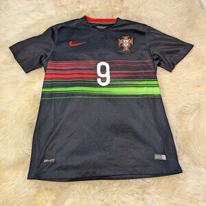 Nike Mens Small 2015 Portugal Futbol Away Jersey #9 Kamelchuk Dri Fit Soccer